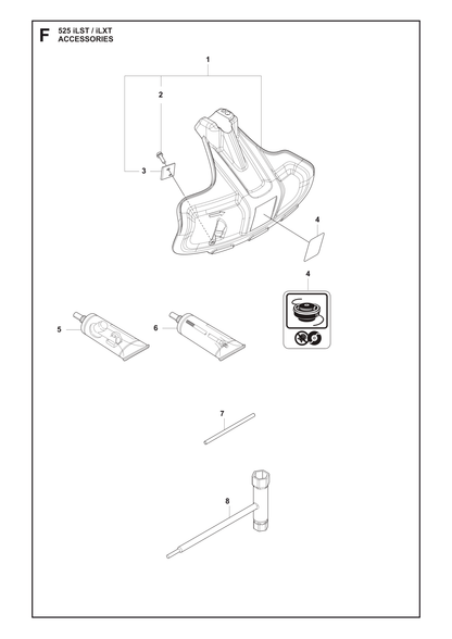 Husqvarna 503742902 onderdelentekening - positie 4