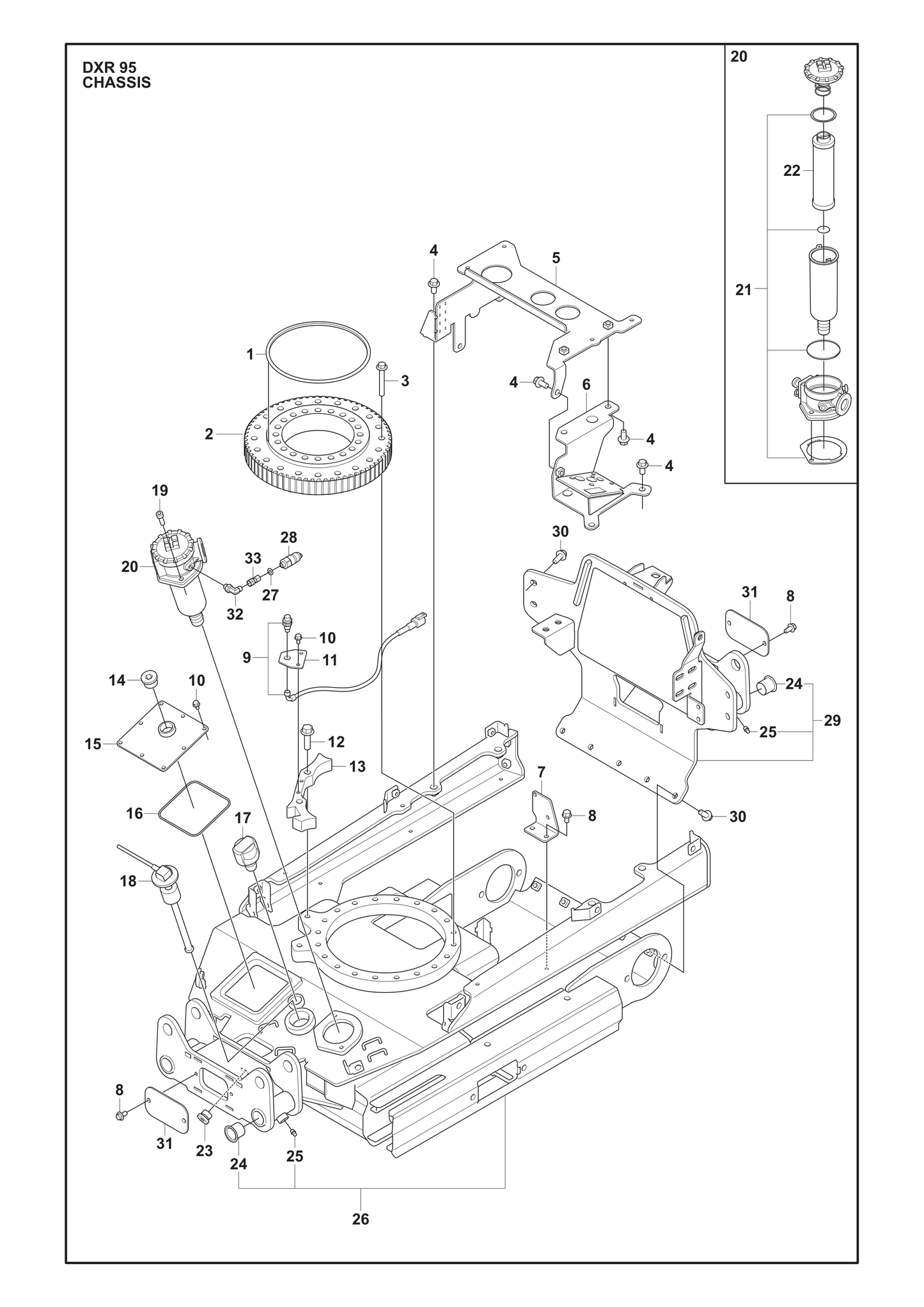 Husqvarna 502407103 onderdelentekening - positie 27