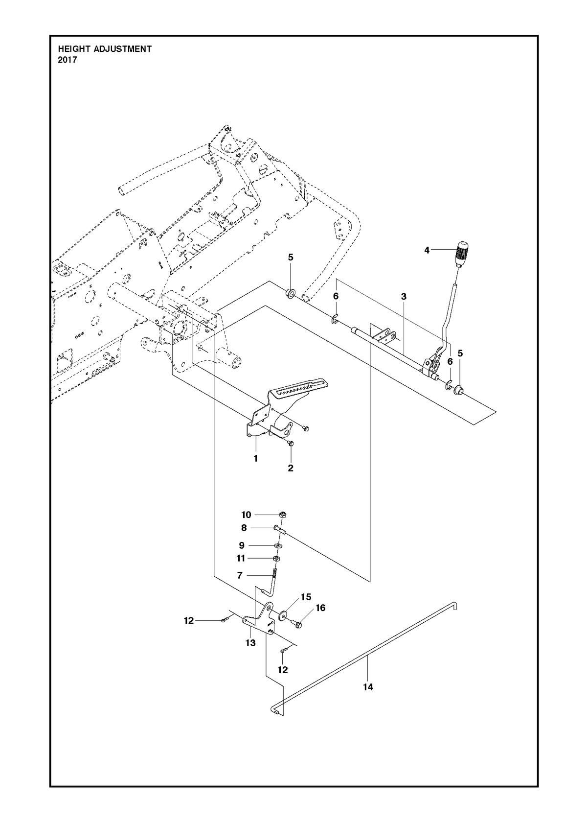 Husqvarna 584288601 onderdelentekening - positie 15