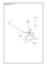 Husqvarna 502433301 onderdelentekening - positie 2