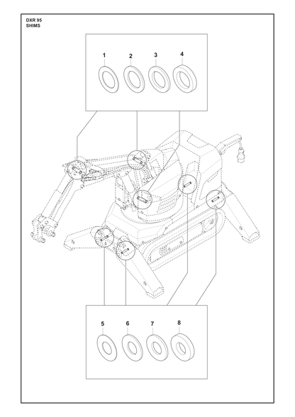 Husqvarna 537475804 onderdelentekening - positie 5