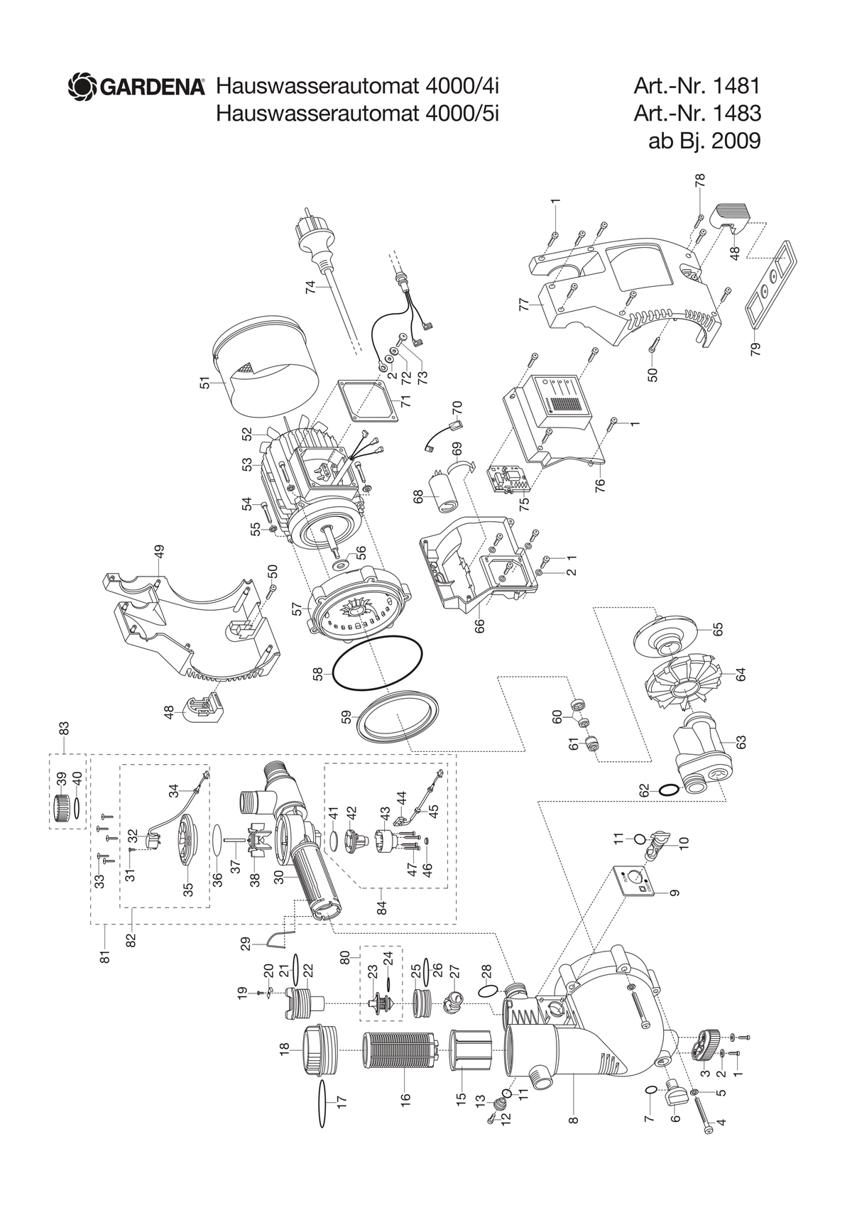 Husqvarna 574691301 onderdelentekening - positie 81