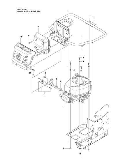 Husqvarna 535500601 onderdelentekening - positie 6