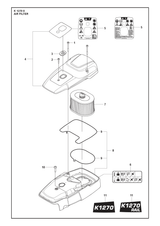 Husqvarna 544873803 onderdelentekening - positie 6
