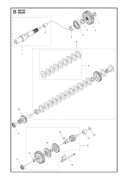 Husqvarna 504735901 onderdelentekening - positie 2