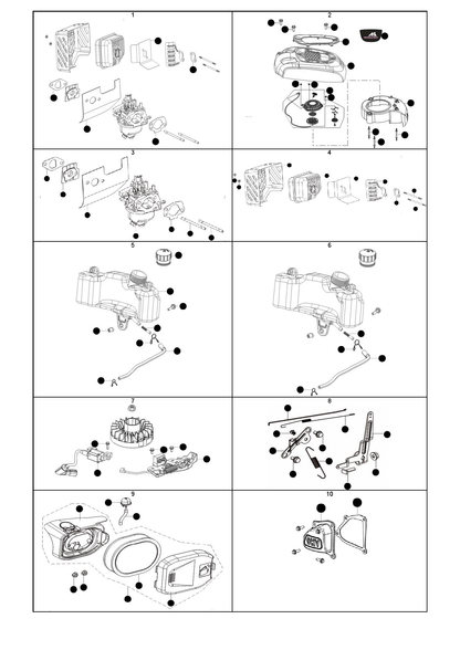 Husqvarna 579829002 onderdelentekening - positie 1