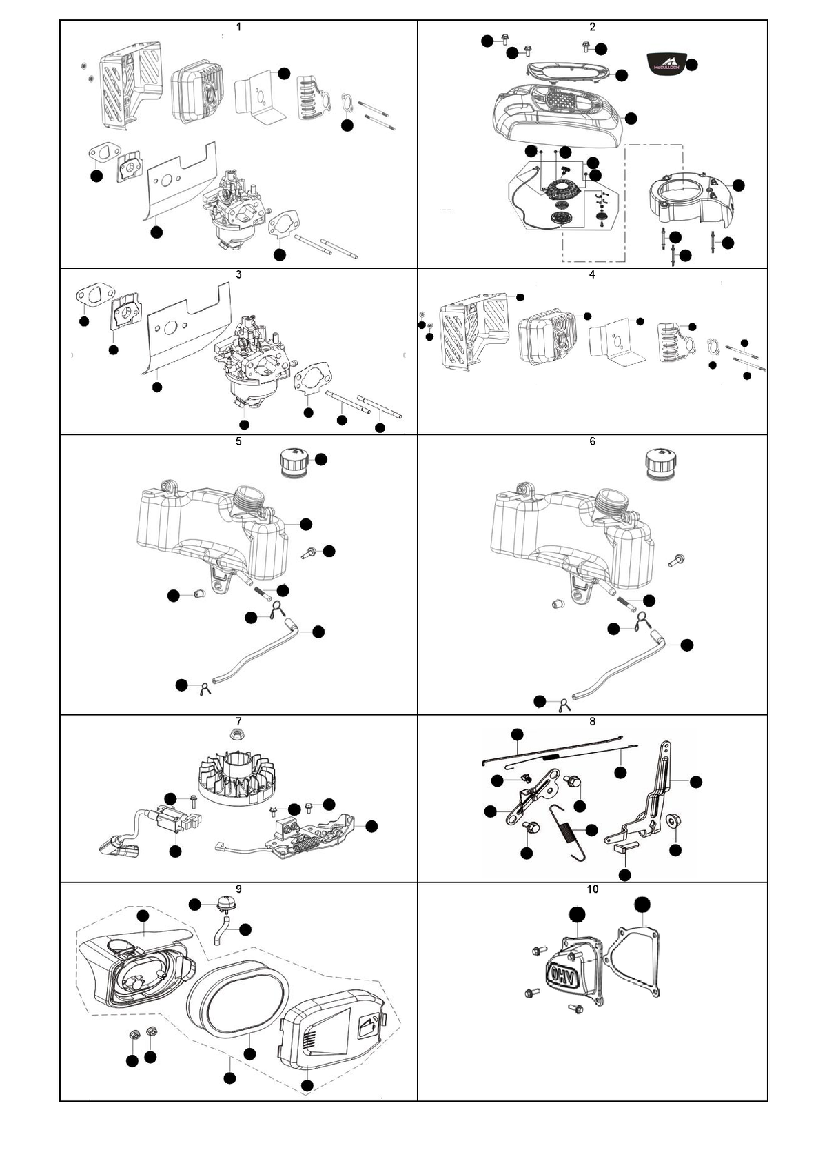Husqvarna 579829010 onderdelentekening - positie 9