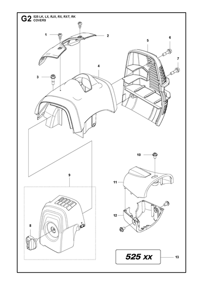 Husqvarna 597672101 onderdelentekening - positie 5
