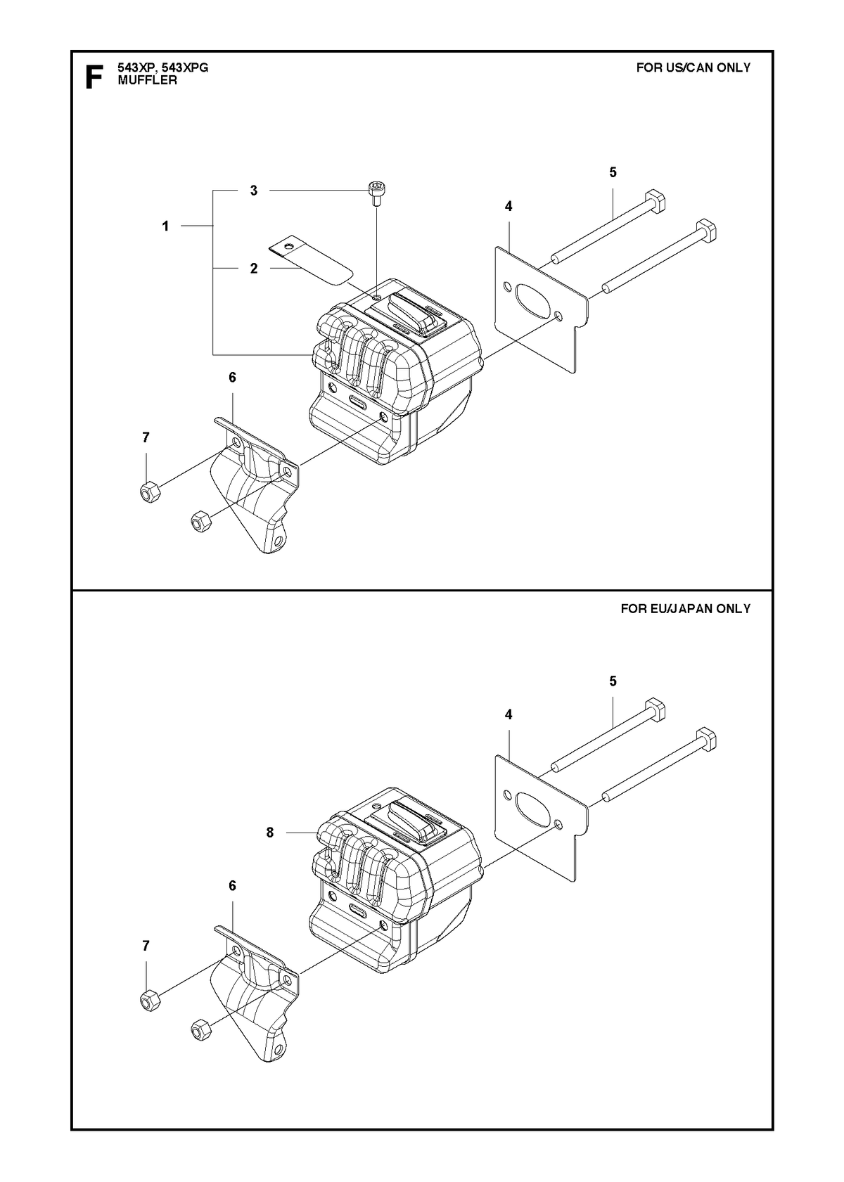 Husqvarna 576981101 onderdelentekening - positie 1