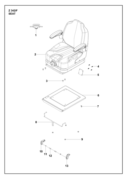 Husqvarna 547725136 onderdelentekening - positie 9