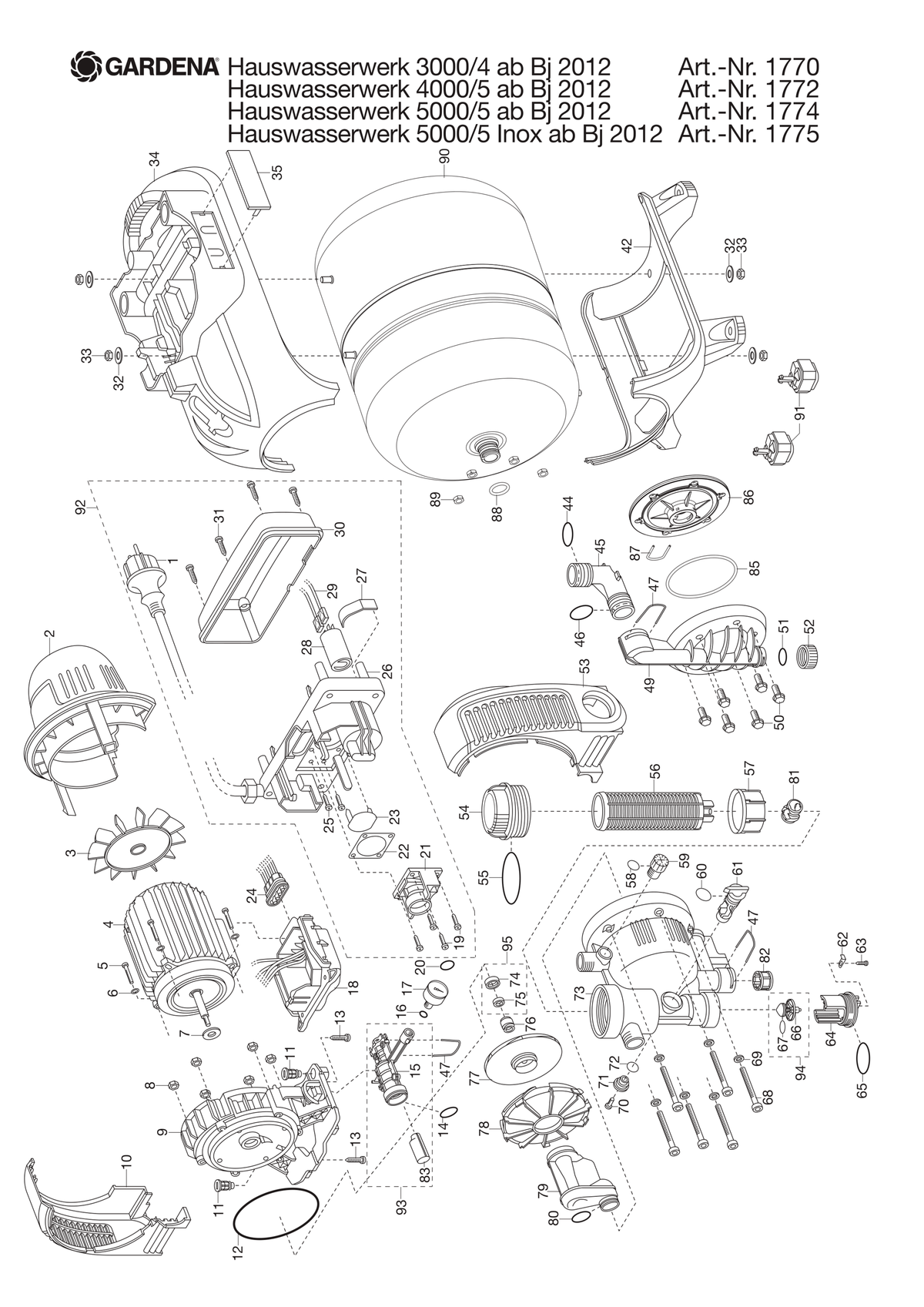 Husqvarna 580670901 onderdelentekening - positie 88