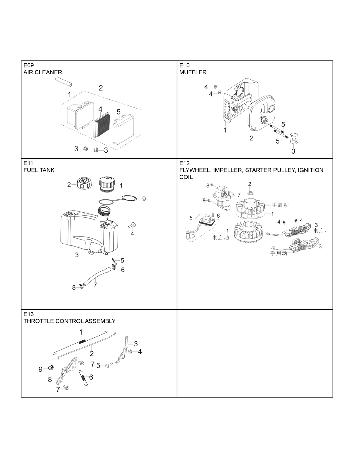 Husqvarna 594985701 onderdelentekening - positie 2