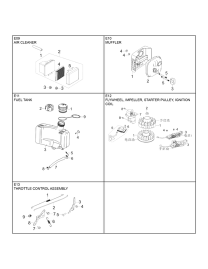 Husqvarna 594985701 onderdelentekening - positie 2