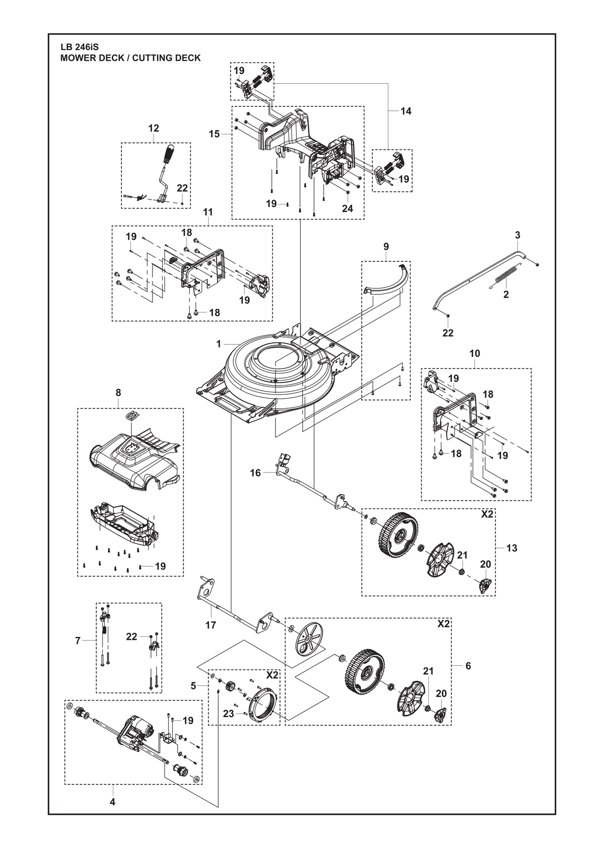 Husqvarna 546028901 onderdelentekening - positie 18
