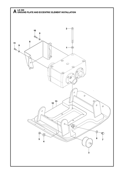 Husqvarna 595504501 onderdelentekening - positie 12