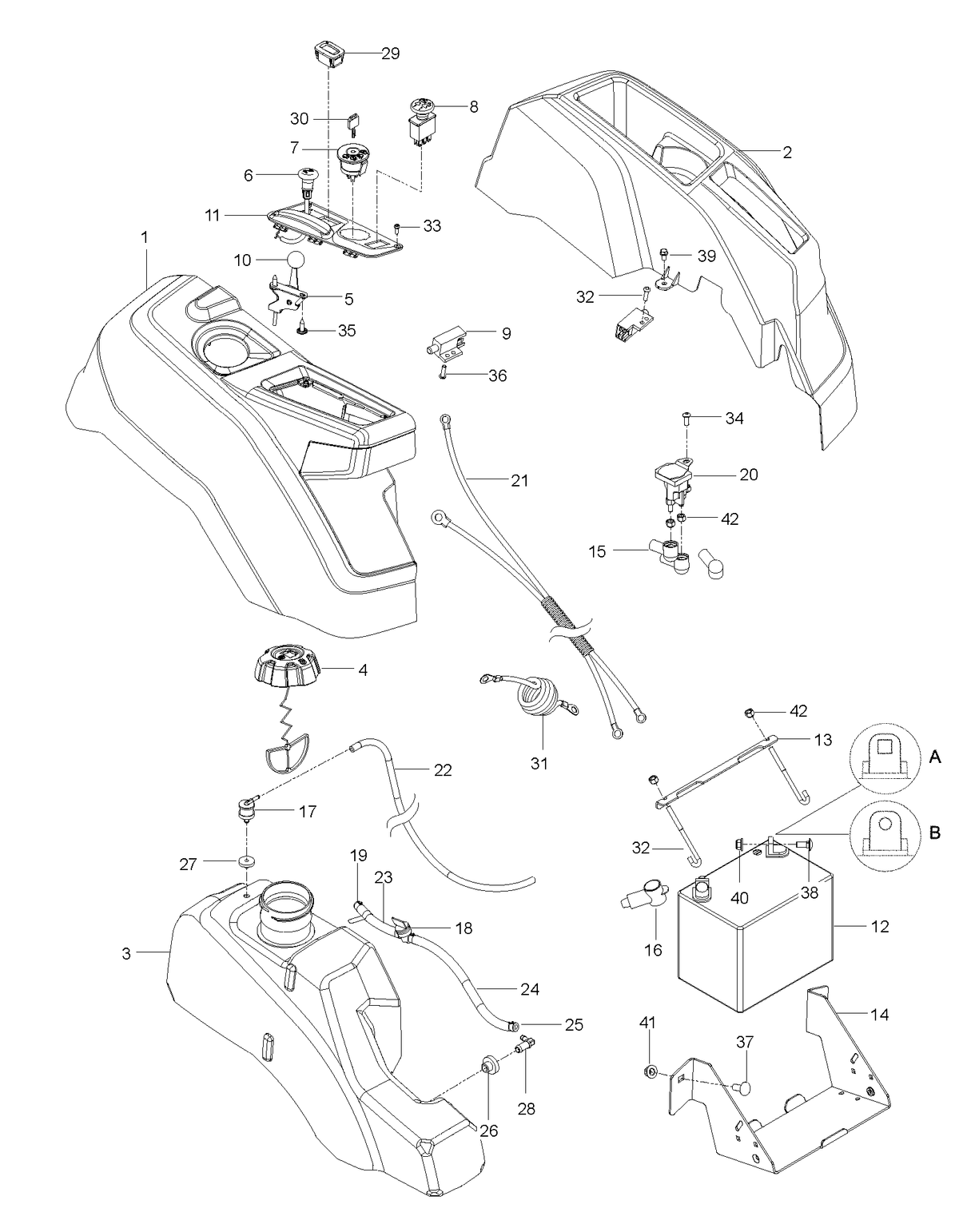 Husqvarna 586936001 onderdelentekening - positie 36