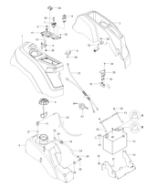 Husqvarna 586108201 onderdelentekening - positie 31