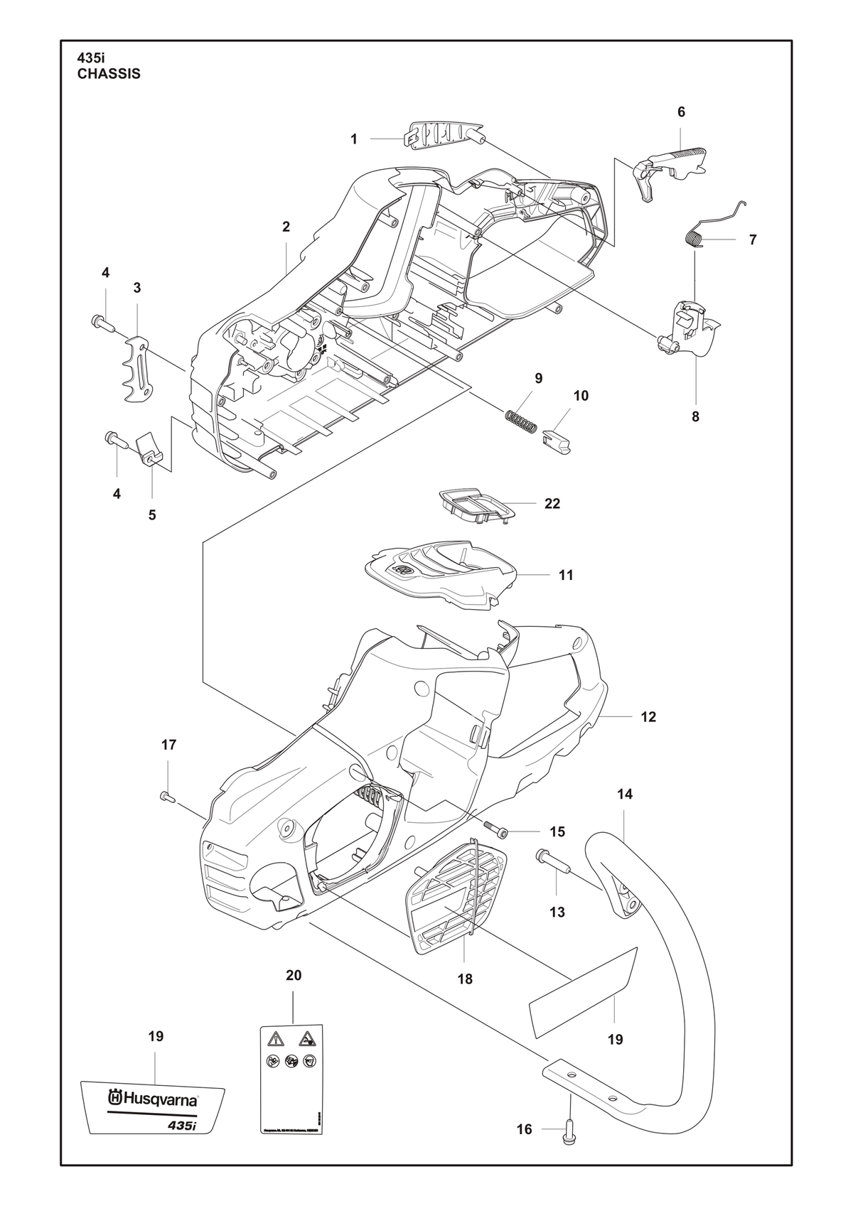Husqvarna 595311301 onderdelentekening - positie 12