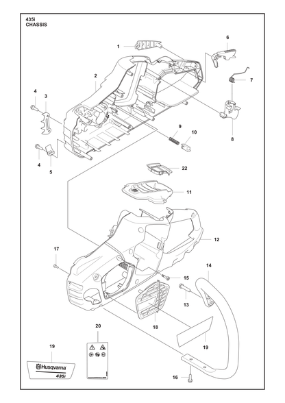 Husqvarna 595311301 onderdelentekening - positie 12