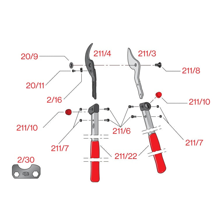 Felco 211-40 Takkenschaar - keizers.nu