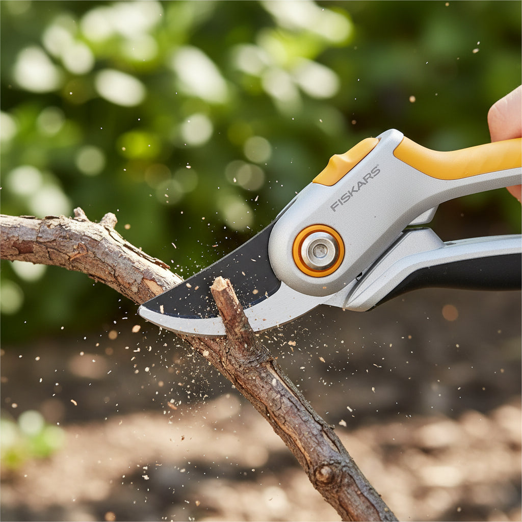 Fiskars Plus Metalen Snoeischaar Bypass P531-keizers.nu