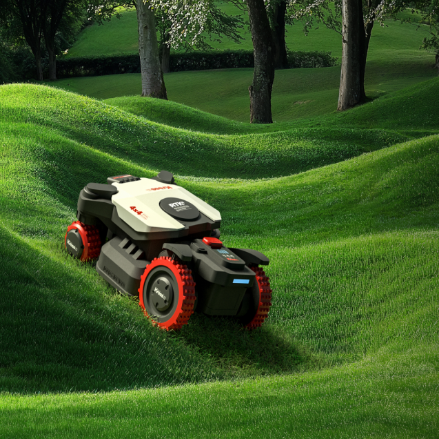 Kress KR285E EyePilot 4×4 RTKⁿ robotmaaier (5000 m²) met ZeroTrim-keizers.nu