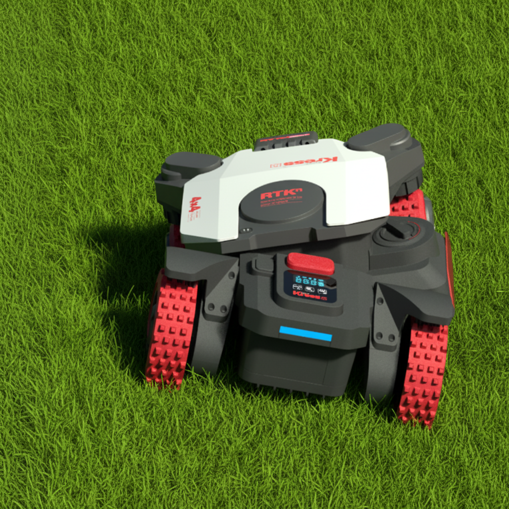 Kress KR285E EyePilot 4×4 RTKⁿ robotmaaier (5000 m²) met ZeroTrim-keizers.nu