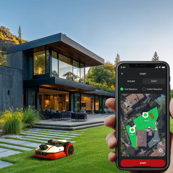 Kress KR260ES Robotgrasmaaier (EyePilot RTK300) met ZeroTrim en ingebouwde 4G-keizers.nu