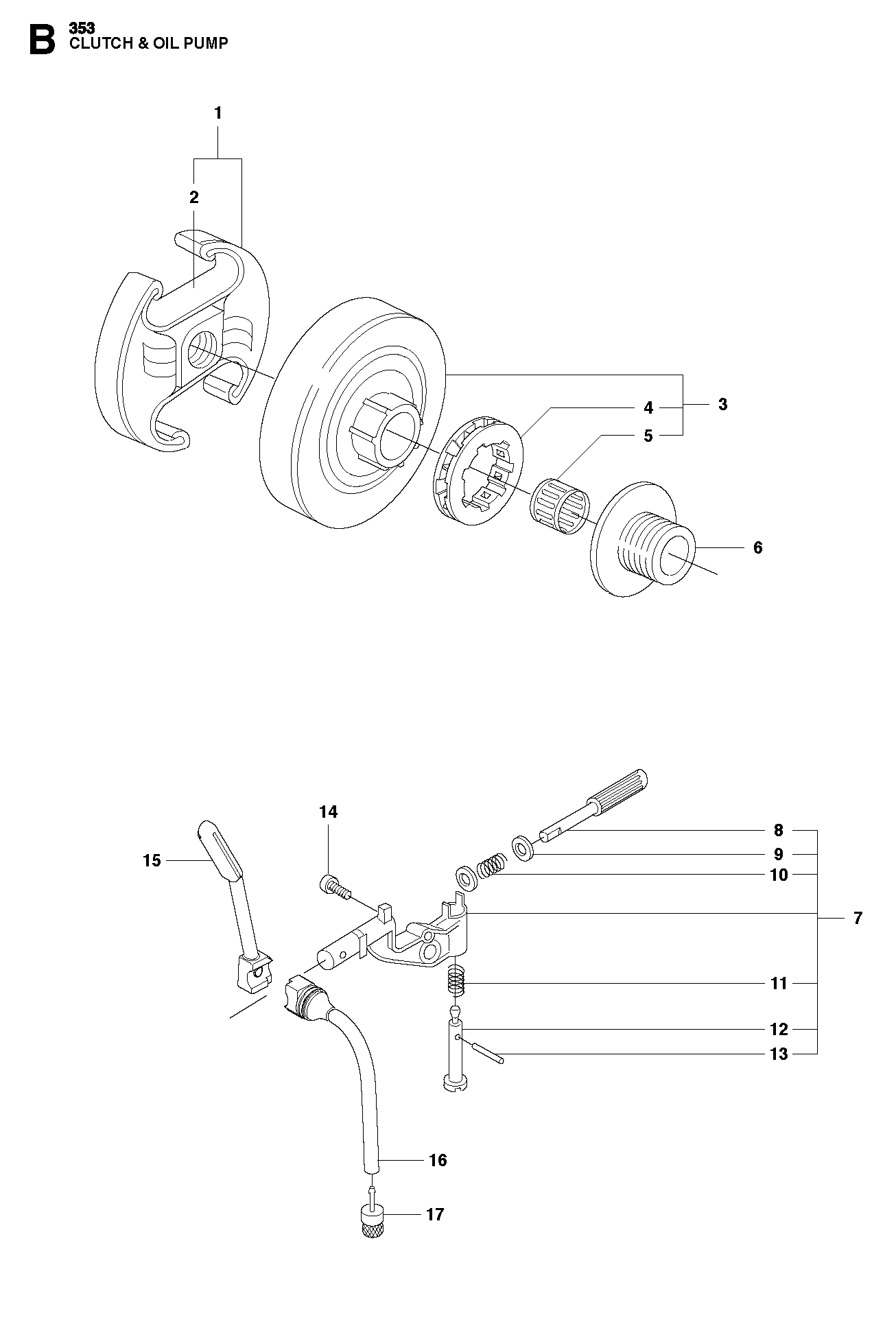 Husqvarna 503980003 onderdelentekening - positie 3