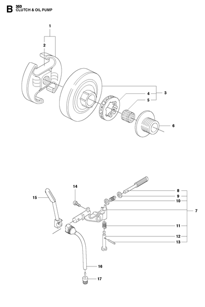 Husqvarna 503980003 onderdelentekening - positie 3