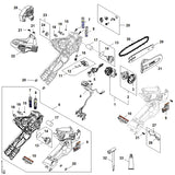 STIHL GA049677501 Waarschuwingssticker positie 8 technische tekening