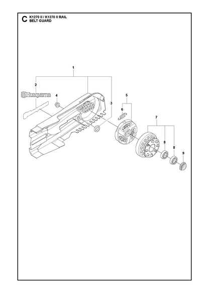 Husqvarna 506268401 onderdelentekening - positie 3