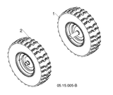 Husqvarna 532435786 onderdelentekening - positie 1