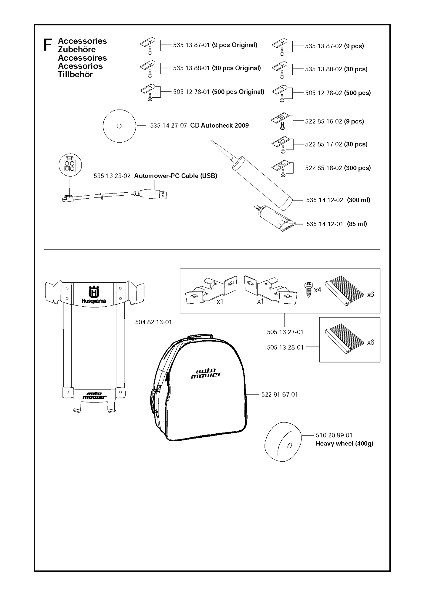 Husqvarna 510209901 onderdelentekening - positie 18