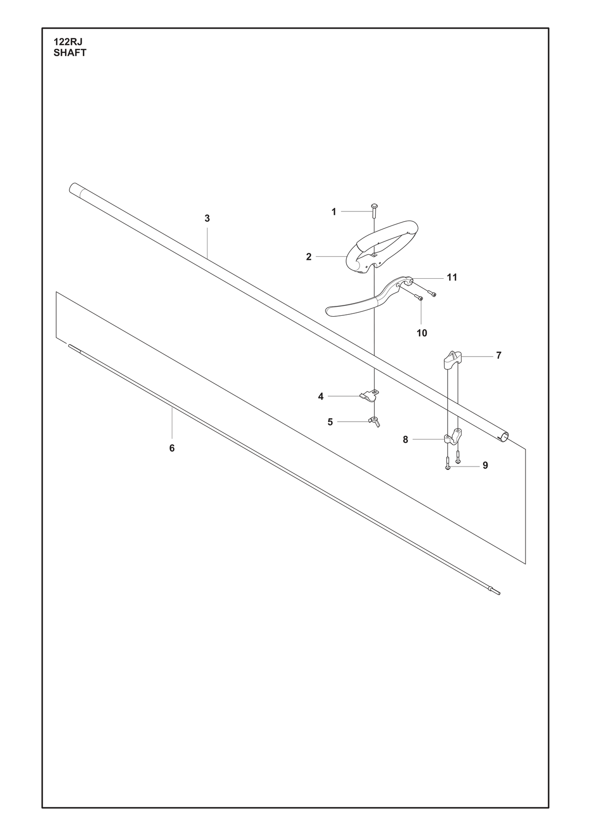 Husqvarna 530096310 onderdelentekening - positie 11