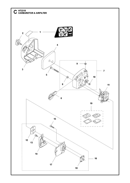 Husqvarna 576978101 onderdelentekening - positie 3