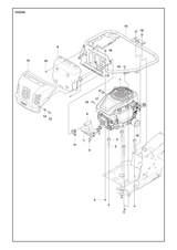 Husqvarna 531262102 onderdelentekening - positie 1