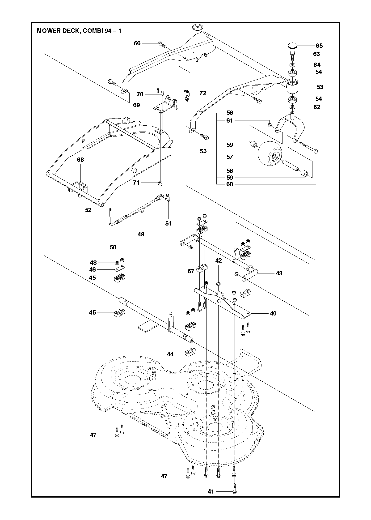 Husqvarna 502641901 onderdelentekening - positie 44