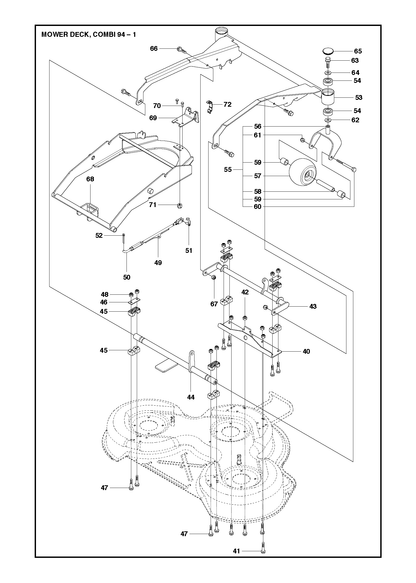 Husqvarna 502641901 onderdelentekening - positie 44
