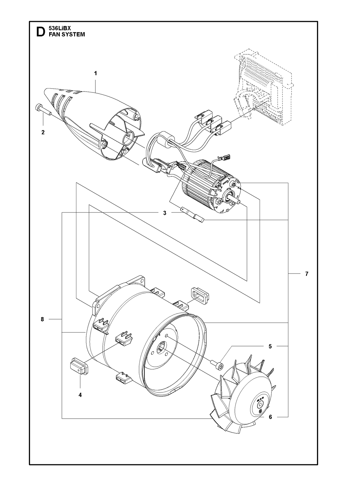 Husqvarna 584156001 onderdelentekening - positie 6