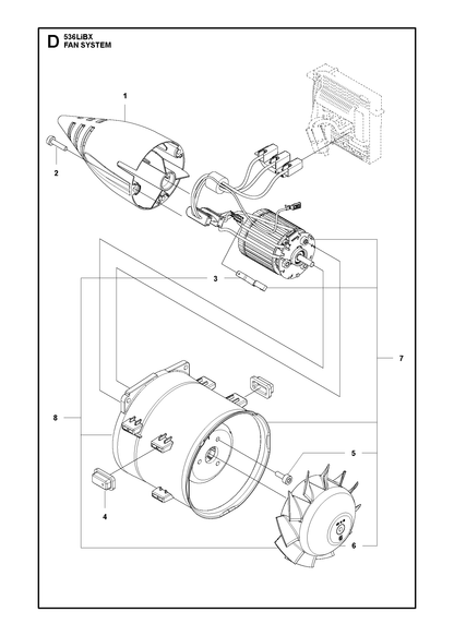 Husqvarna 584156001 onderdelentekening - positie 6