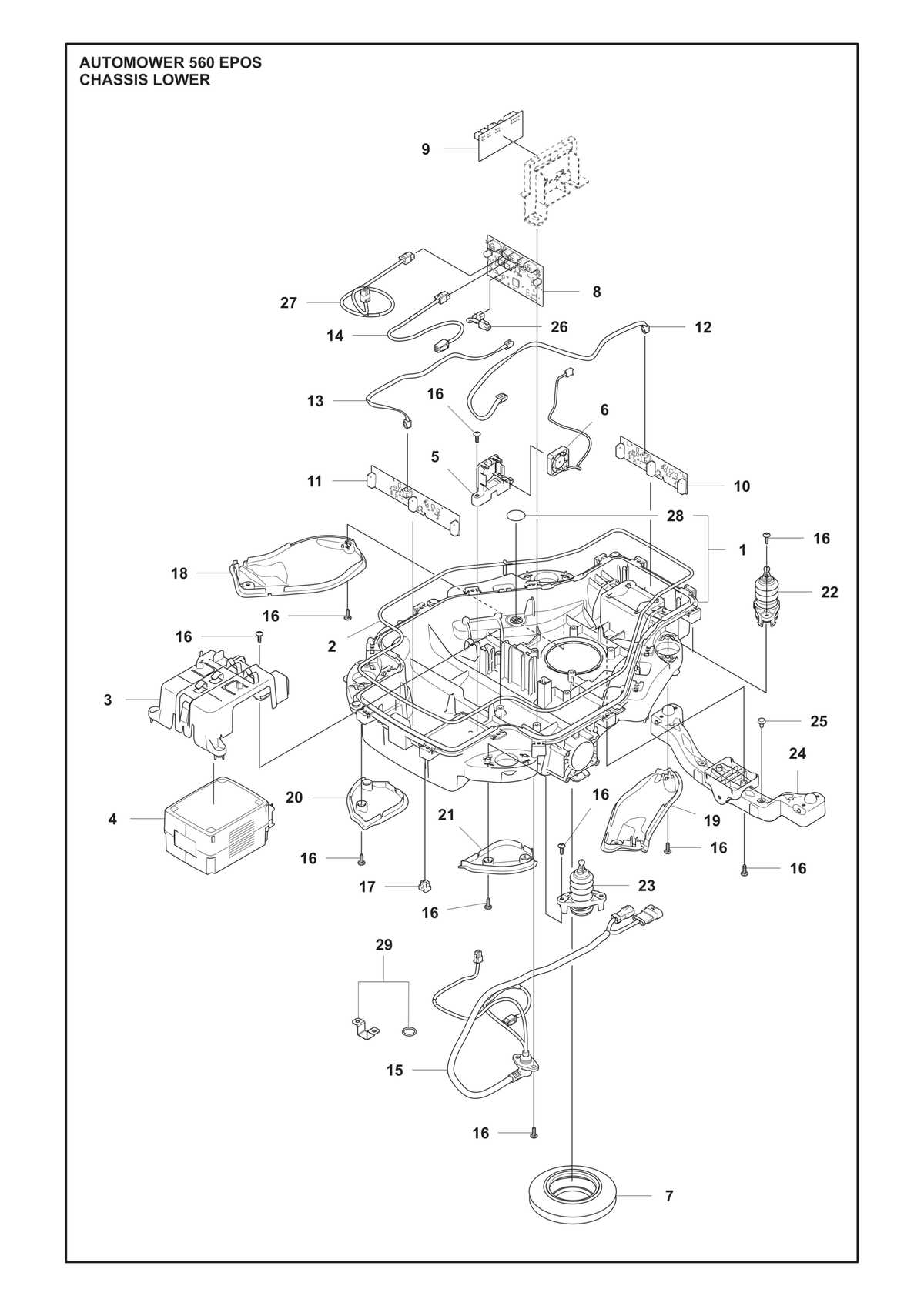 Husqvarna 546834501 onderdelentekening - positie 4