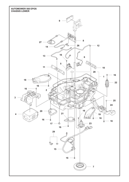 Husqvarna 546834501 onderdelentekening - positie 4