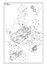 Husqvarna 501905401 onderdelentekening - positie 23