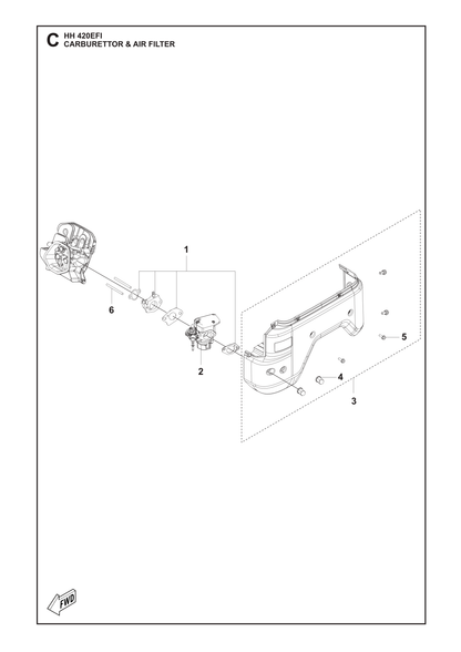 Husqvarna 531146874 onderdelentekening - positie 2