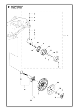 Husqvarna 590217502 onderdelentekening - positie 24