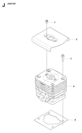 Husqvarna 502846501 onderdelentekening - positie 2