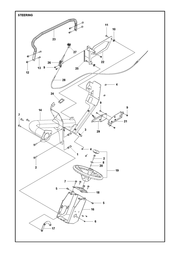 Husqvarna 599769301 onderdelentekening - positie 14