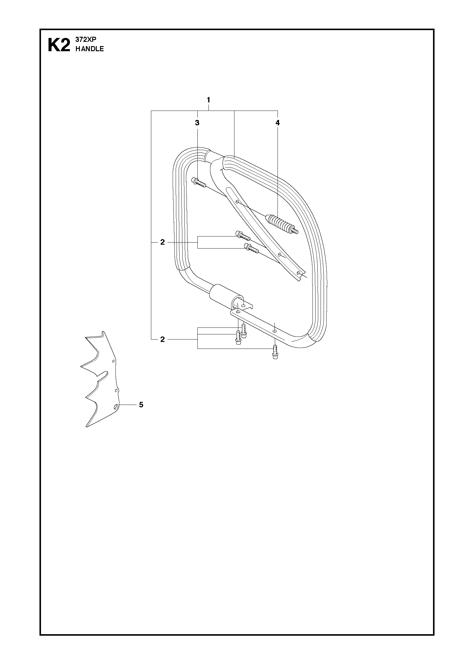 Husqvarna 503684504 onderdelentekening - positie 4