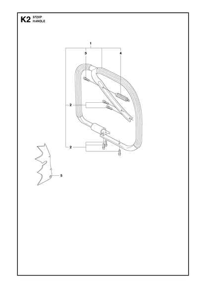 Husqvarna 503684504 onderdelentekening - positie 4